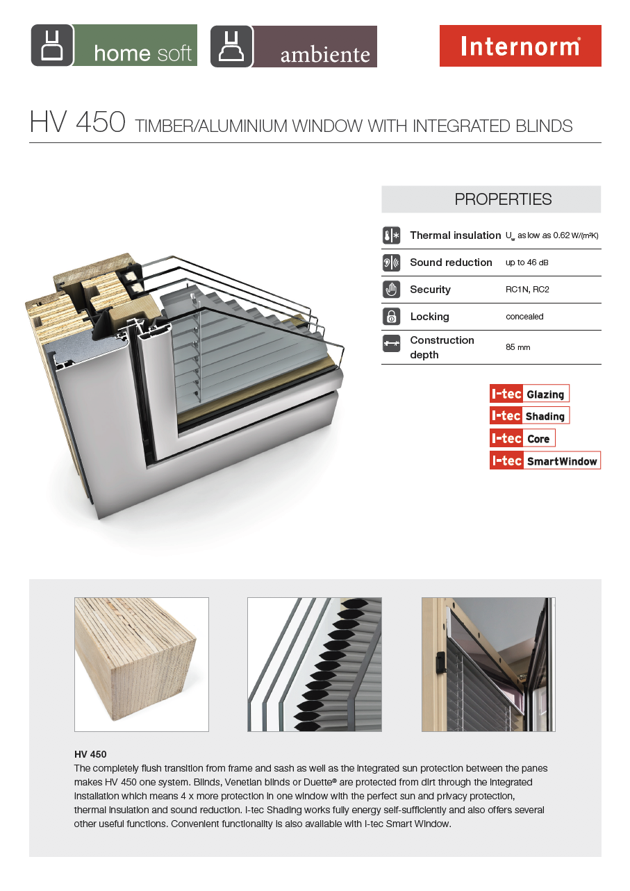 hv450 ambiente sheet
