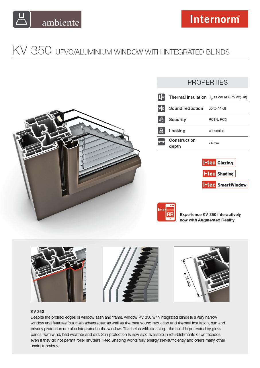 kv350 ambiente sheet