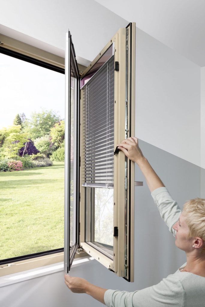 Internorm’s I-tec Shading integrated blinds